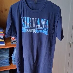 Nirvana Nevermind Blue T-Shirt